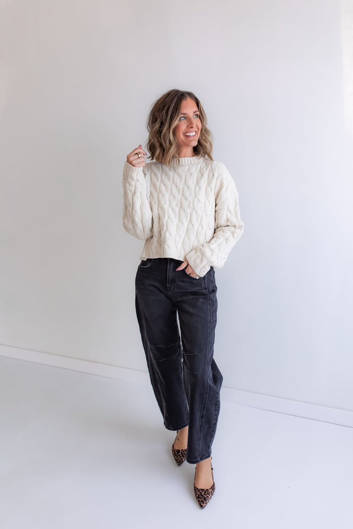 The Fireside Cable Knit Sweater