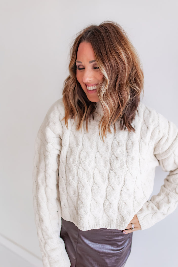 The Fireside Cable Knit Sweater