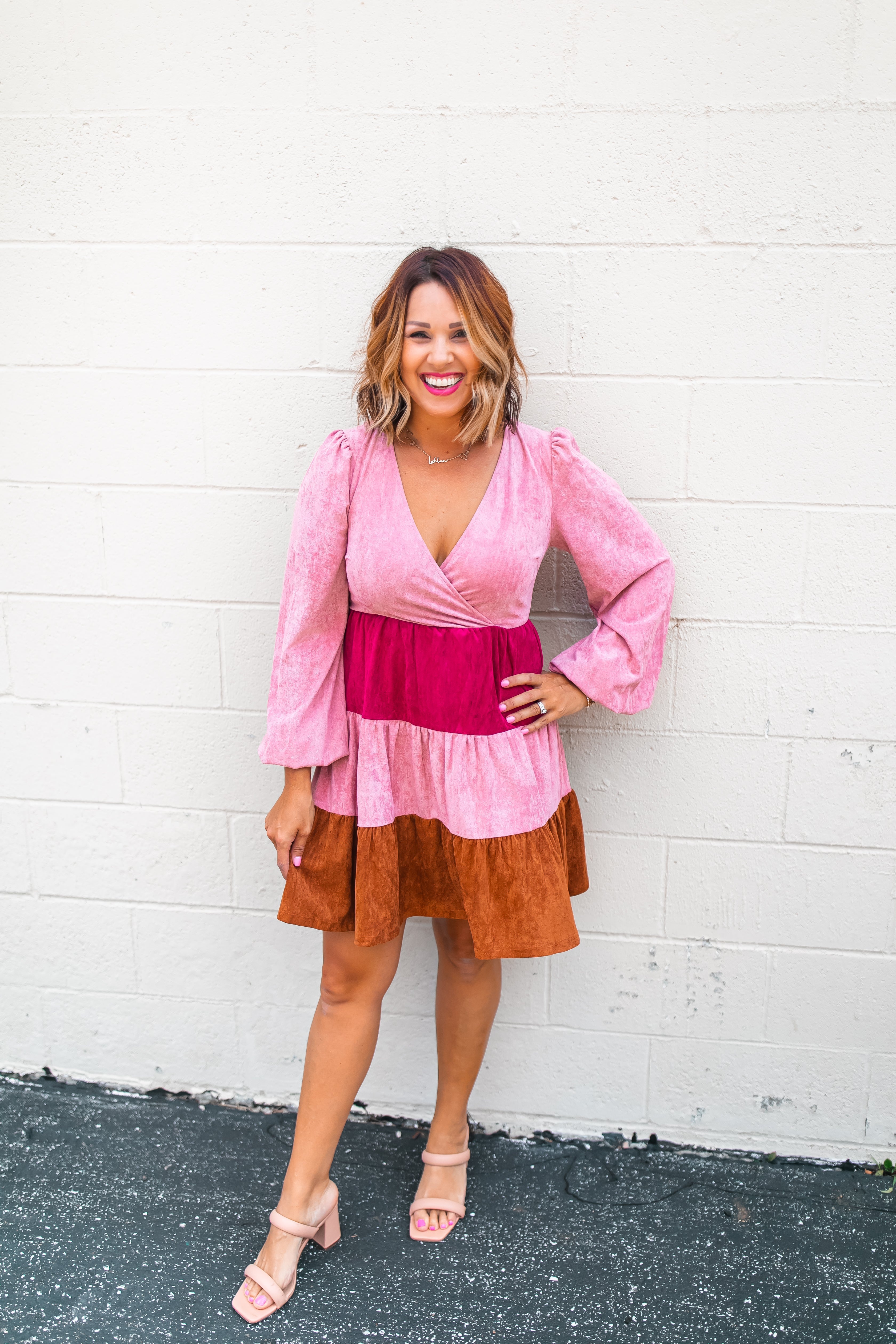 One Eleven Olive Boutique The Hadleigh Colorblock Dress Hold the phon