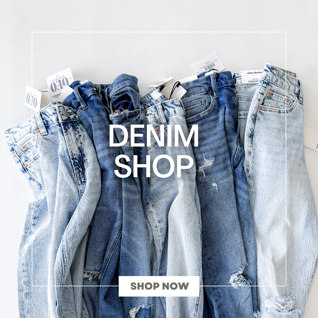 Risen, Flying Monkey, Vervet, and Mica denim at One Eleven Olive Boutique