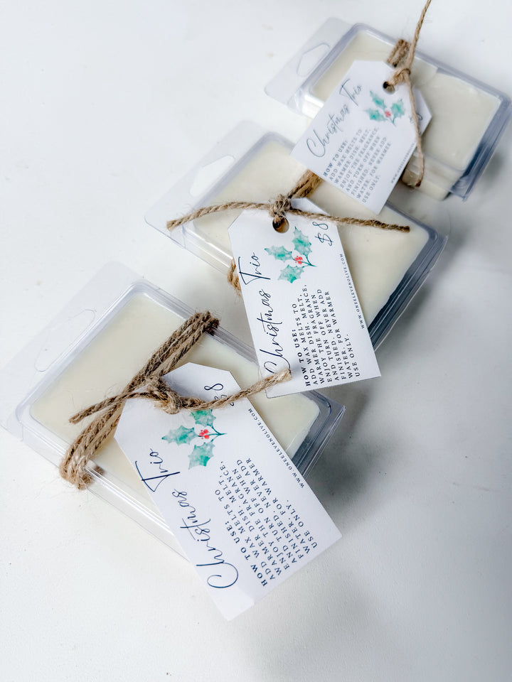 The Christmas Trio Wax Melts