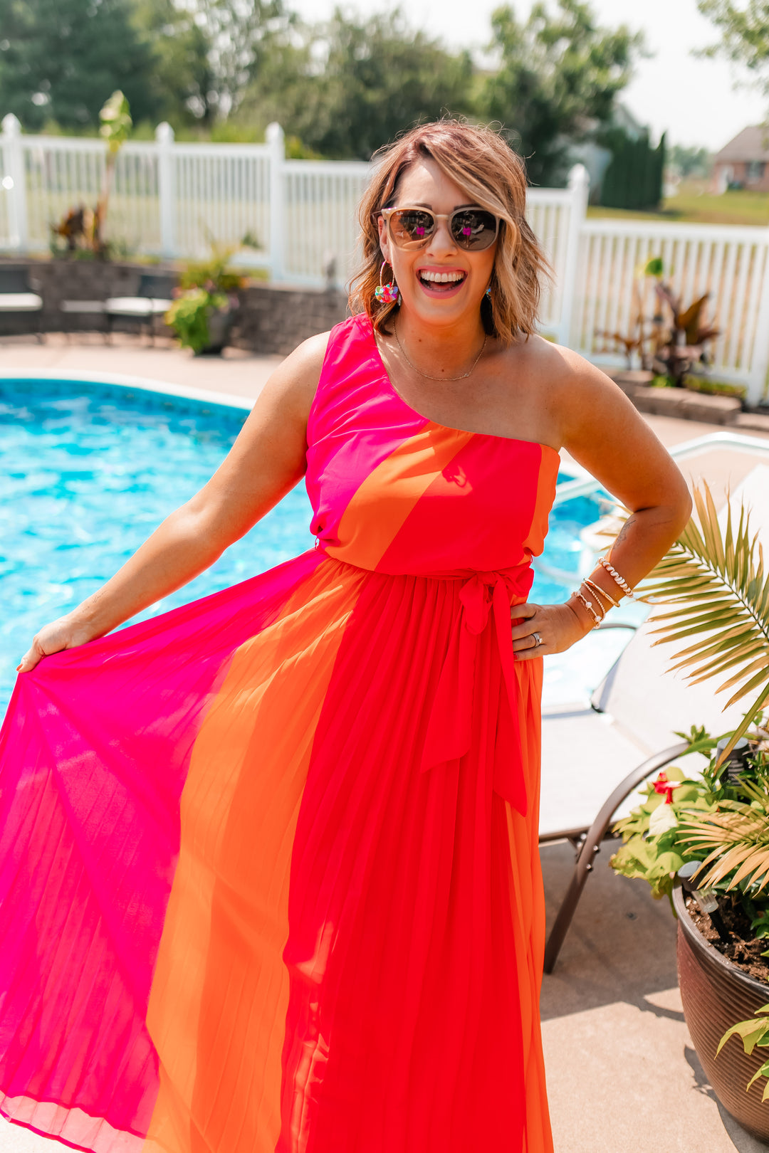 The Suncoast Maxi Cold Shoulder Dress