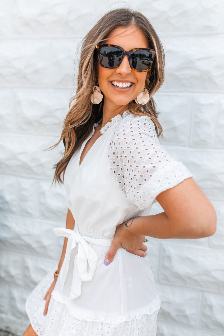 The Nixon Eyelet Dress
