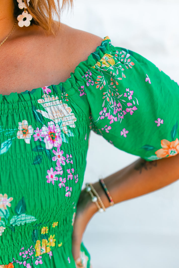 The Emma Floral Midi Dress