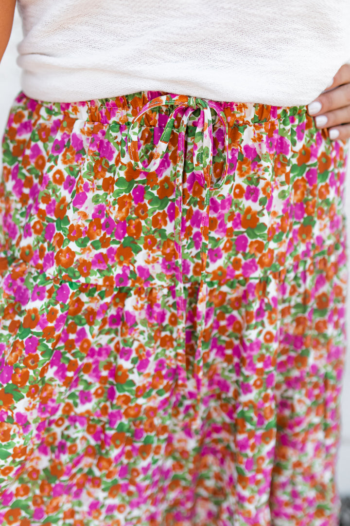 The Adeline Floral Maxi Skirt