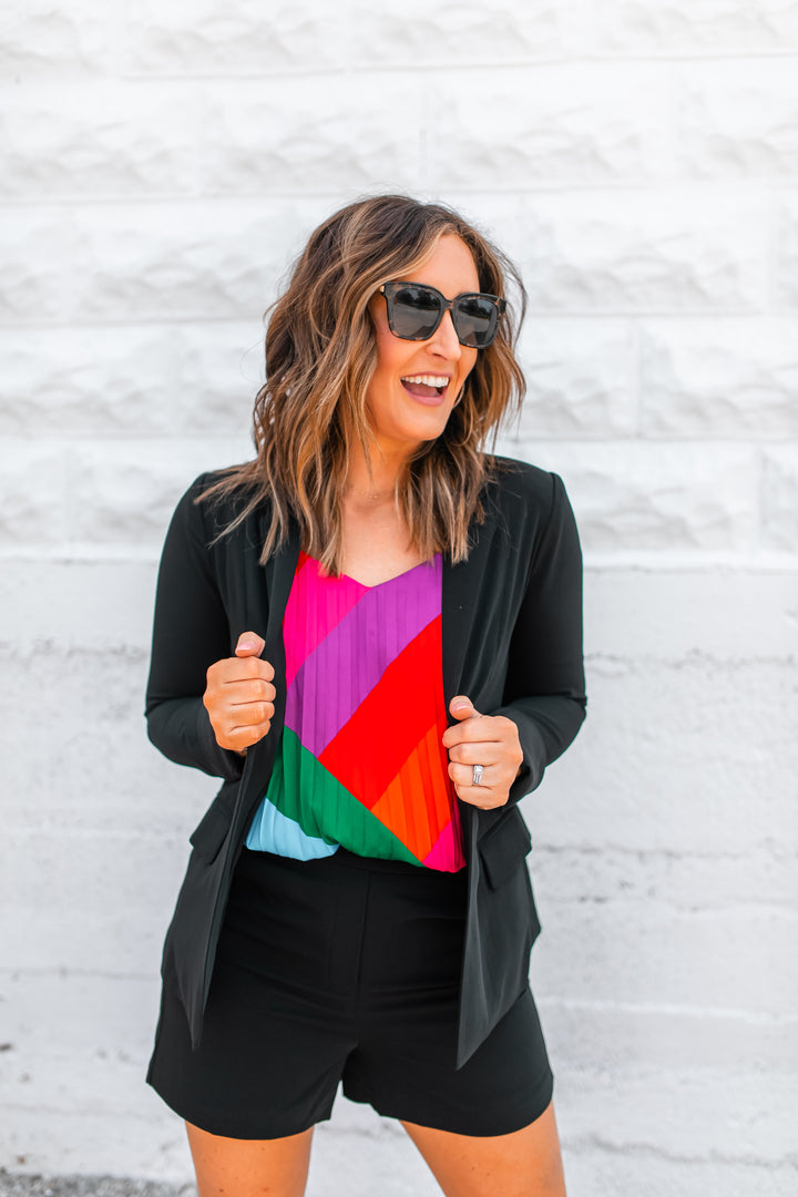 The Center Stage Blazer - Black