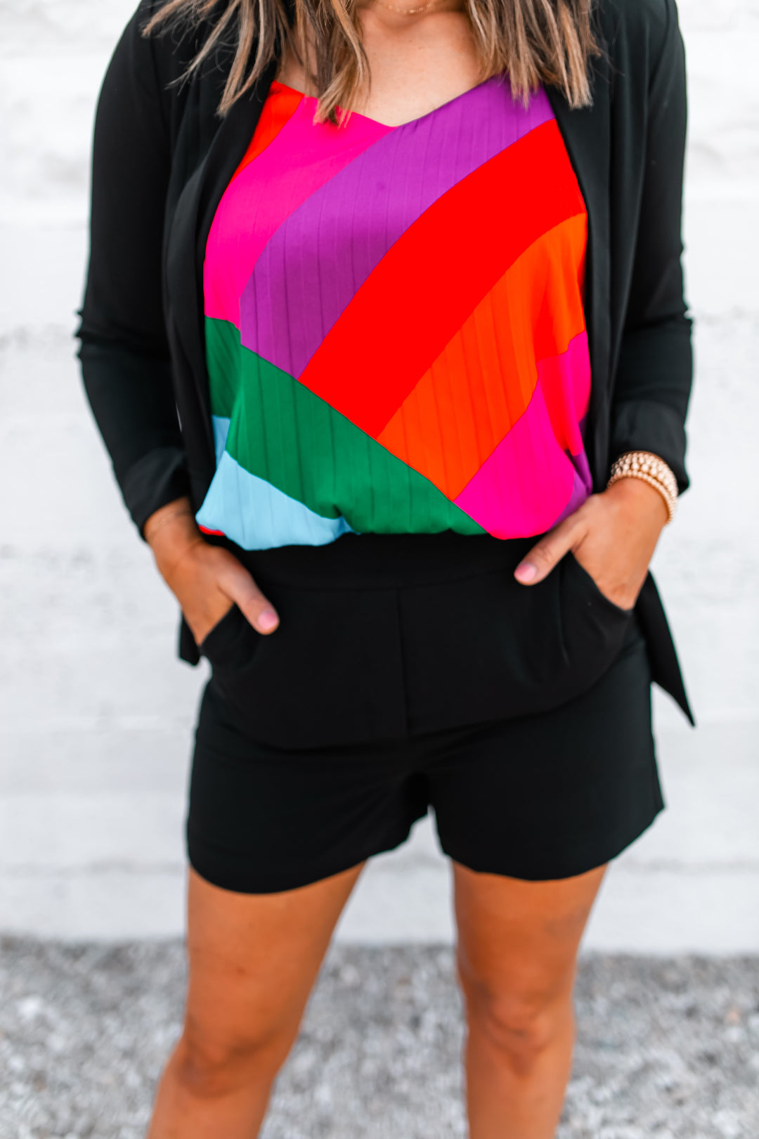 The Center Stage Shorts - Black