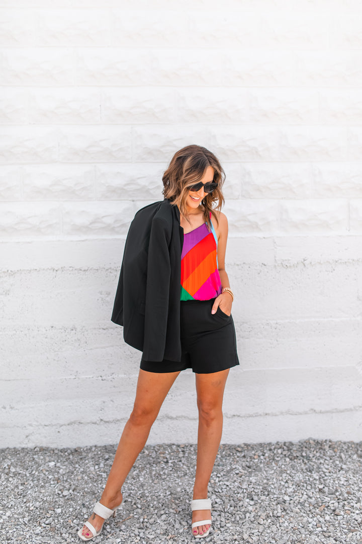 The Center Stage Blazer - Black