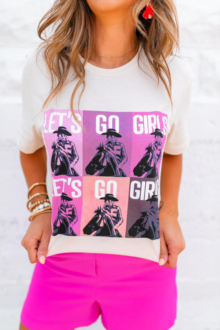 The 'Lets Go Girls' Graphic Tee