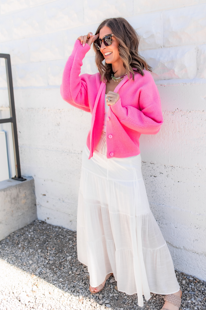 The Pretty in Pink Cardi