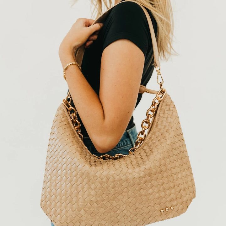 The Sienna Woven Shoulder Bag [PRE-ORDER]