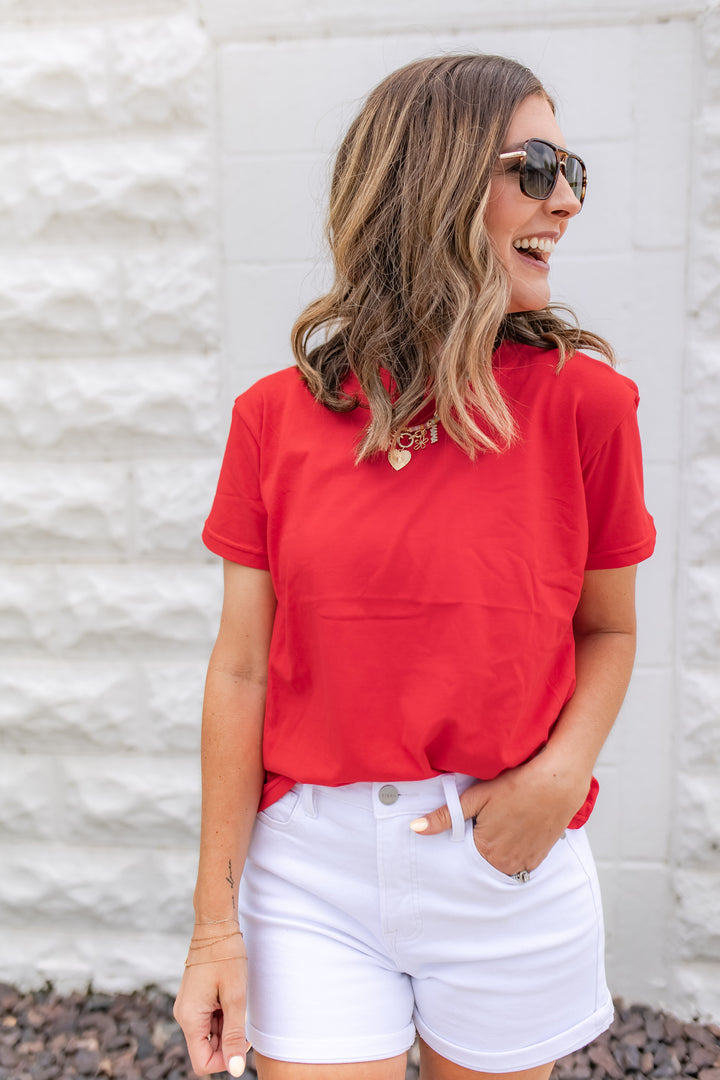 The Bright Side Tee - Red