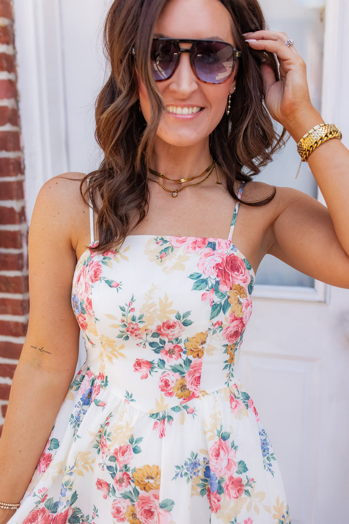 The Pretty Plans Dress - Cream - One Eleven Olive Boutique