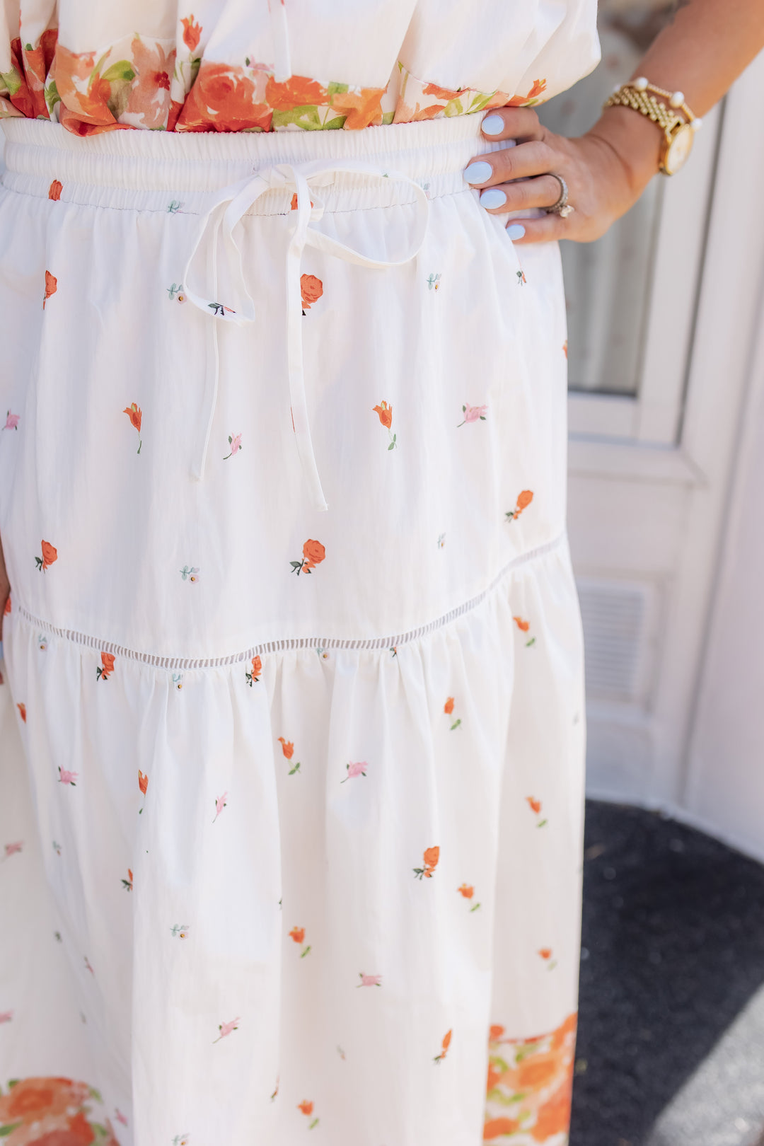 The Petal Darling Midi Skirt - One Eleven Olive Boutique