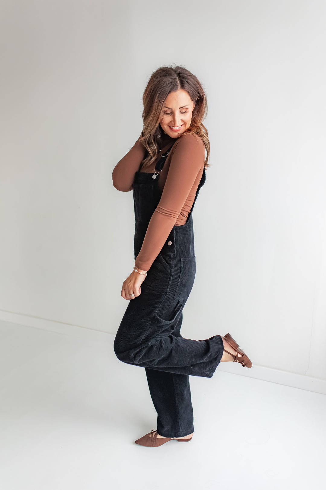 The Modern Ease Corduroy Overalls