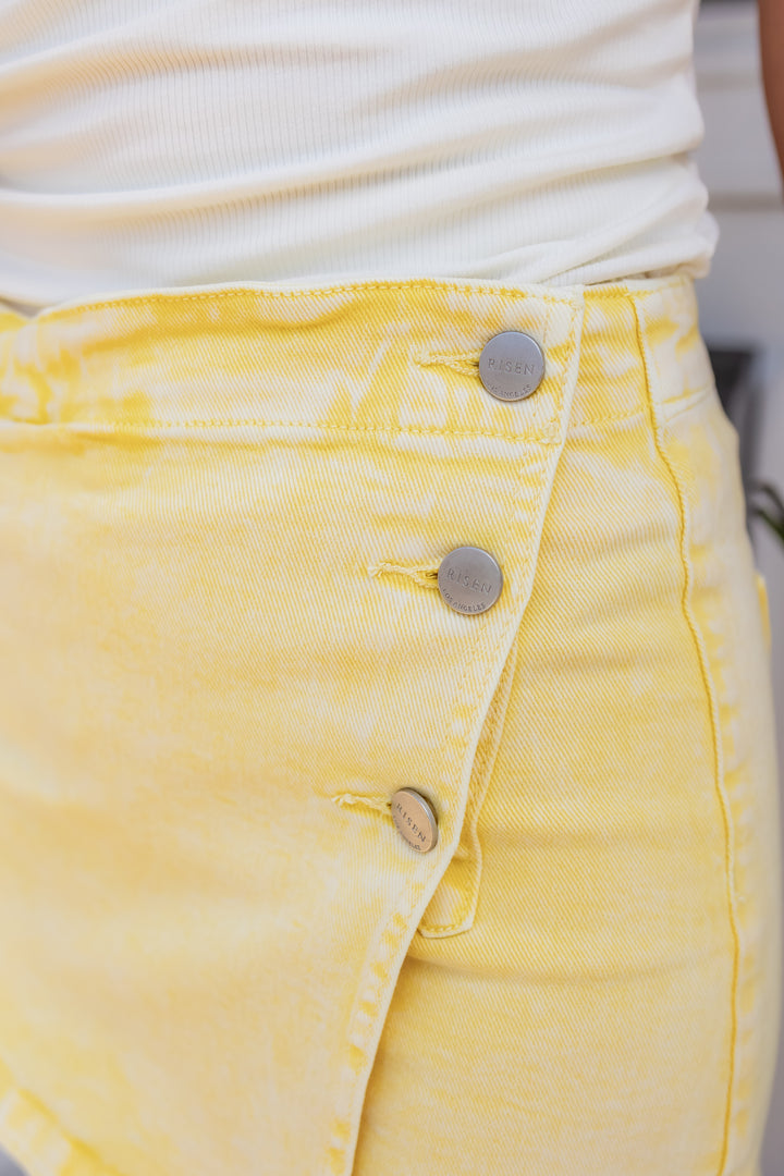 The Endless Sunrise Denim Skort - One Eleven Olive Boutique