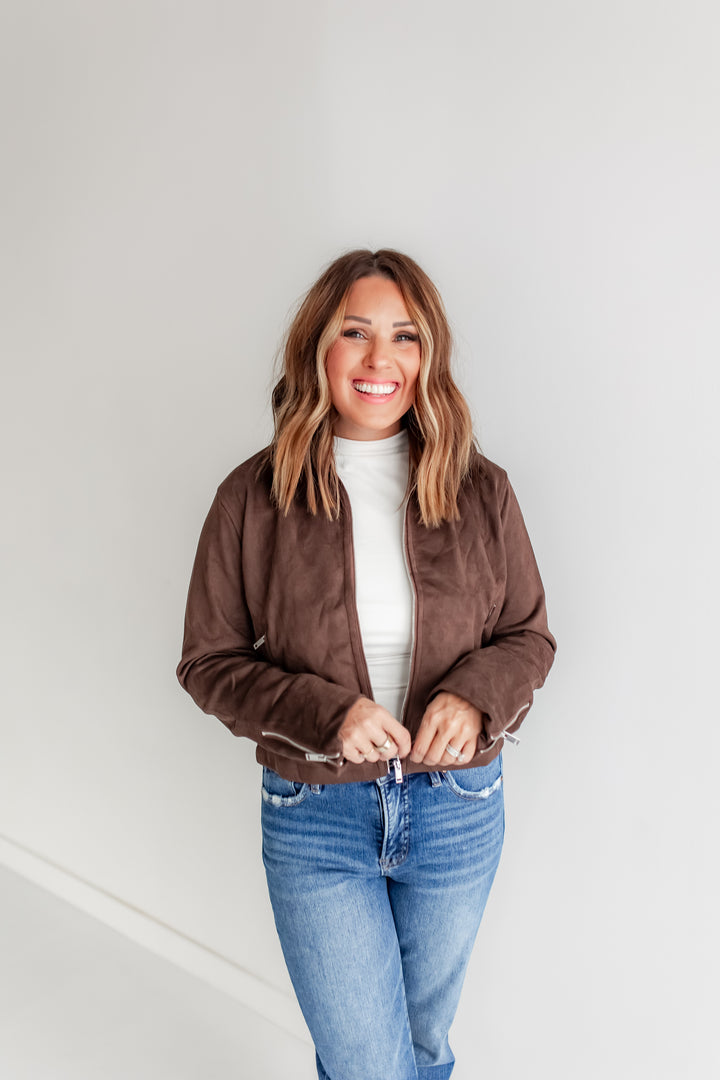 The Cafe Suede Jacket