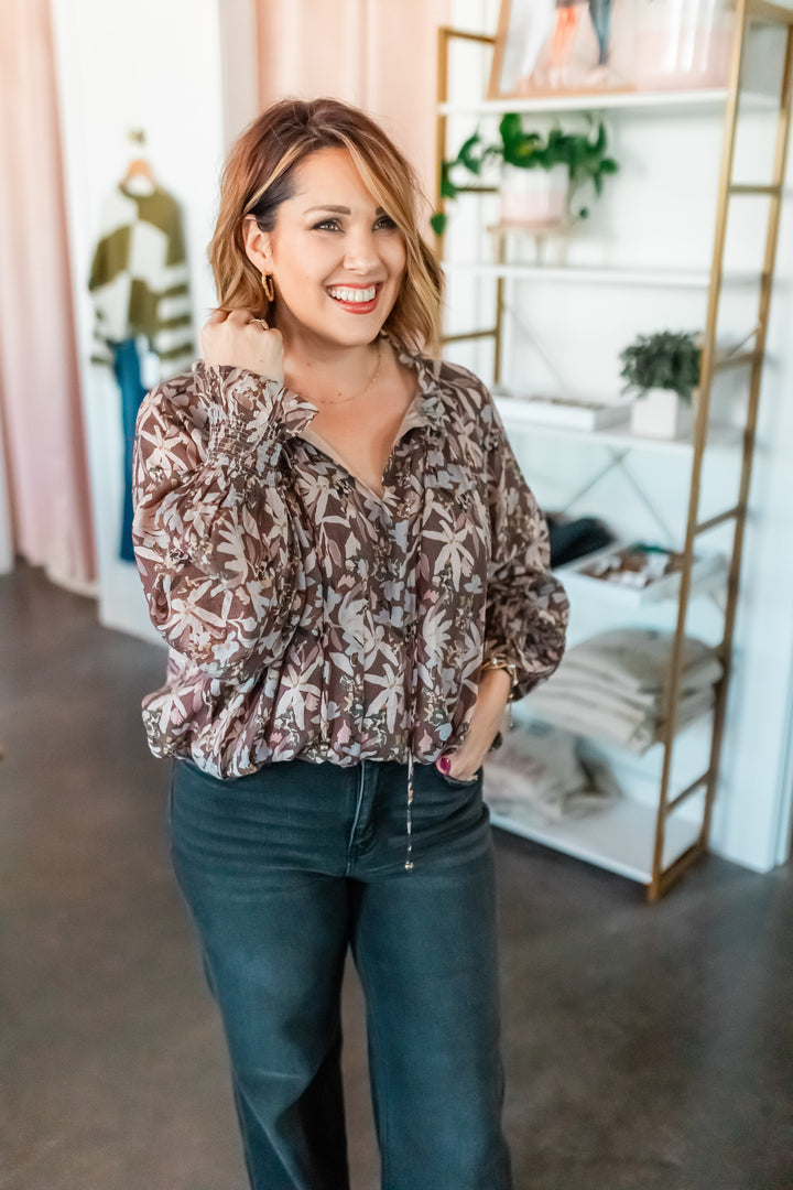 The Allie Floral Blouse