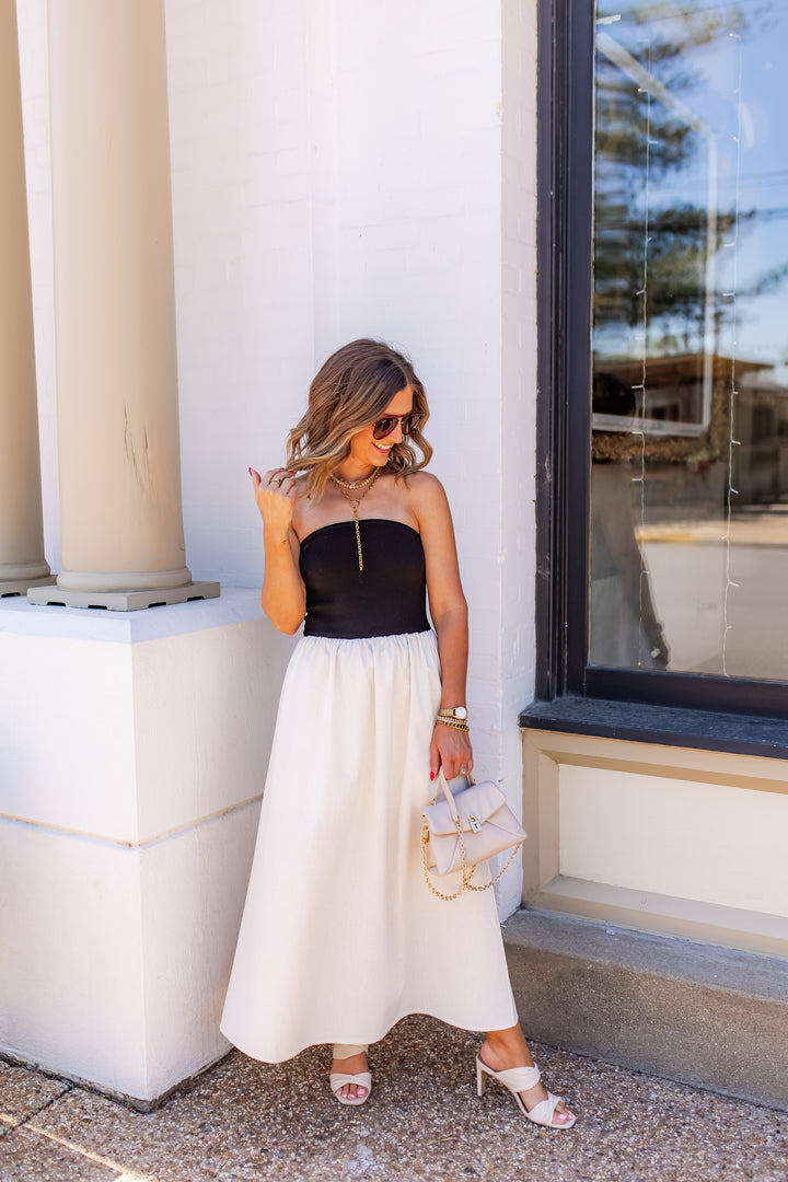 The Collins Linen Maxi Dress - One Eleven Olive Boutique