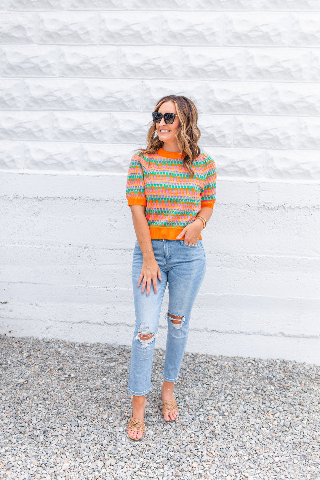 The Melissa Mid-Rise Straight Jeans