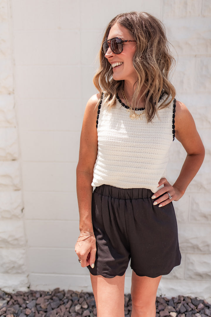 The Summer Scallop Shorts