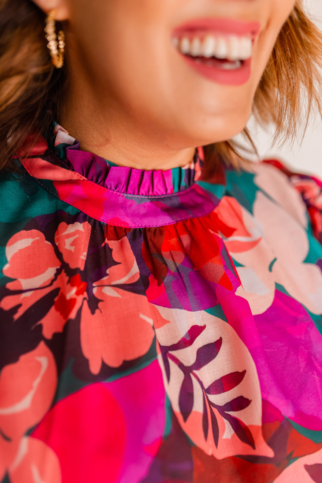 The Sittin' Pretty Floral Blouse by THML