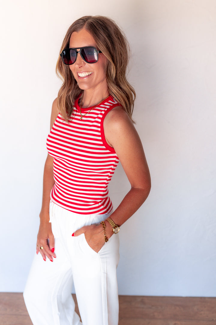 The Americana Stripe Tank
