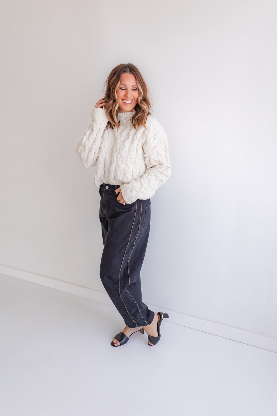 The Fireside Cable Knit Sweater