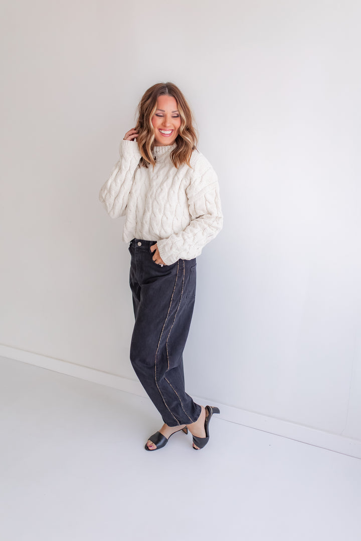 The Fireside Cable Knit Sweater