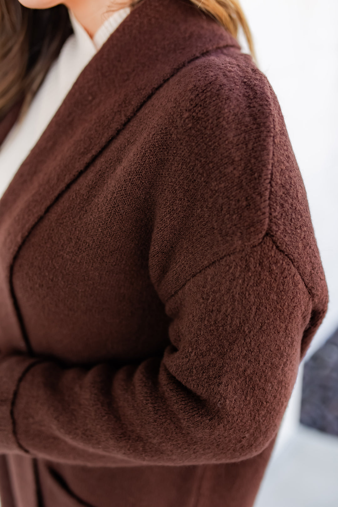 The Lana Duster Cardigan - Chocolate