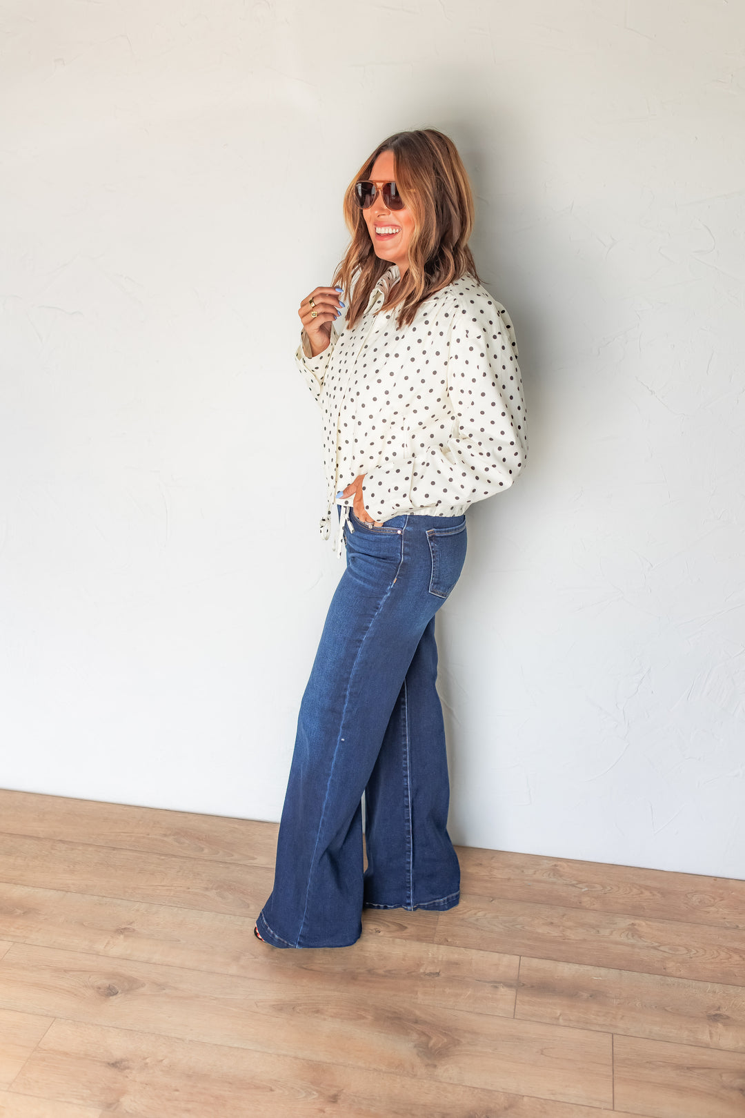 The Olivia Wide Leg Jeans