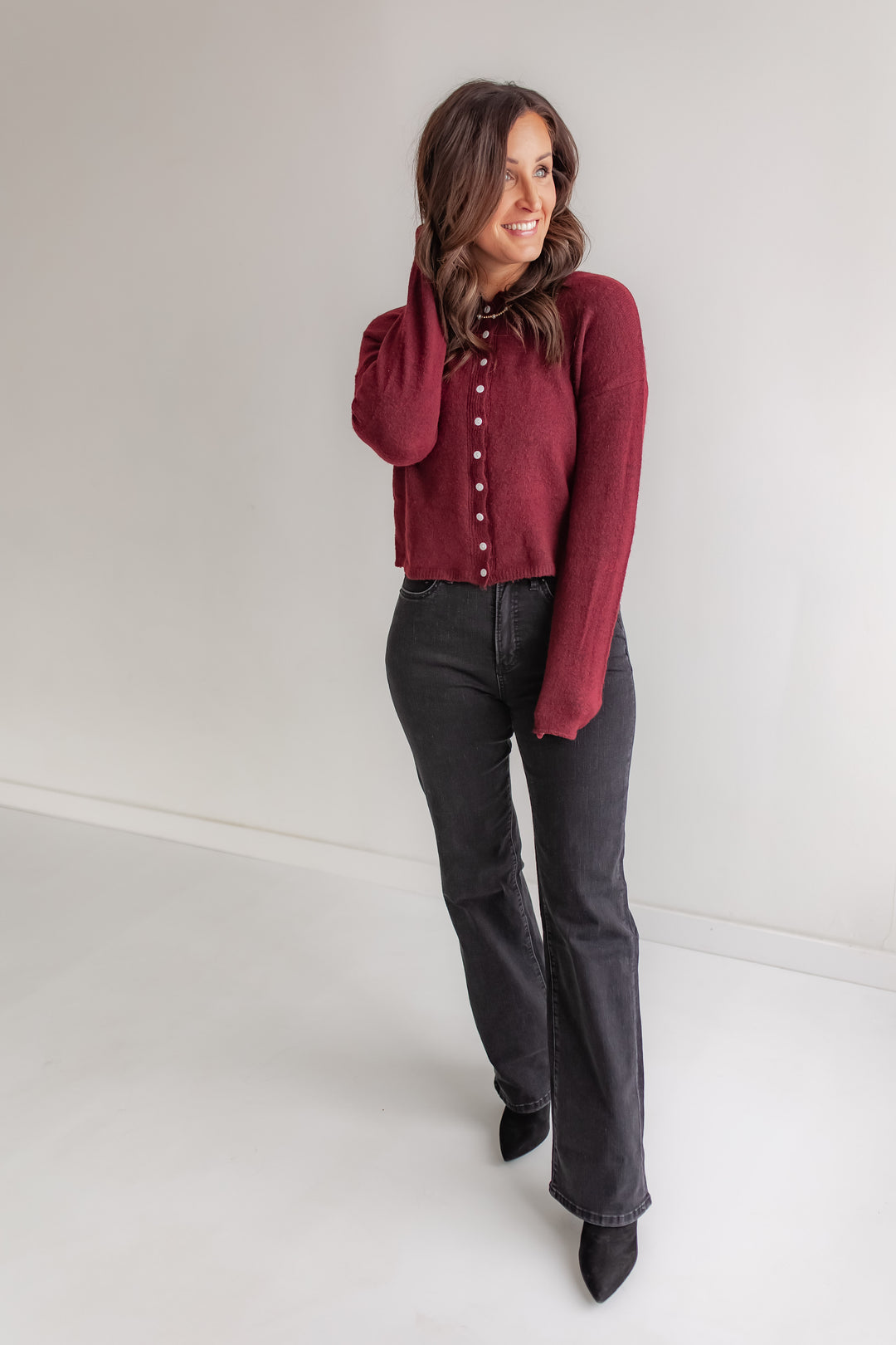 The Forever Cardi - Wine