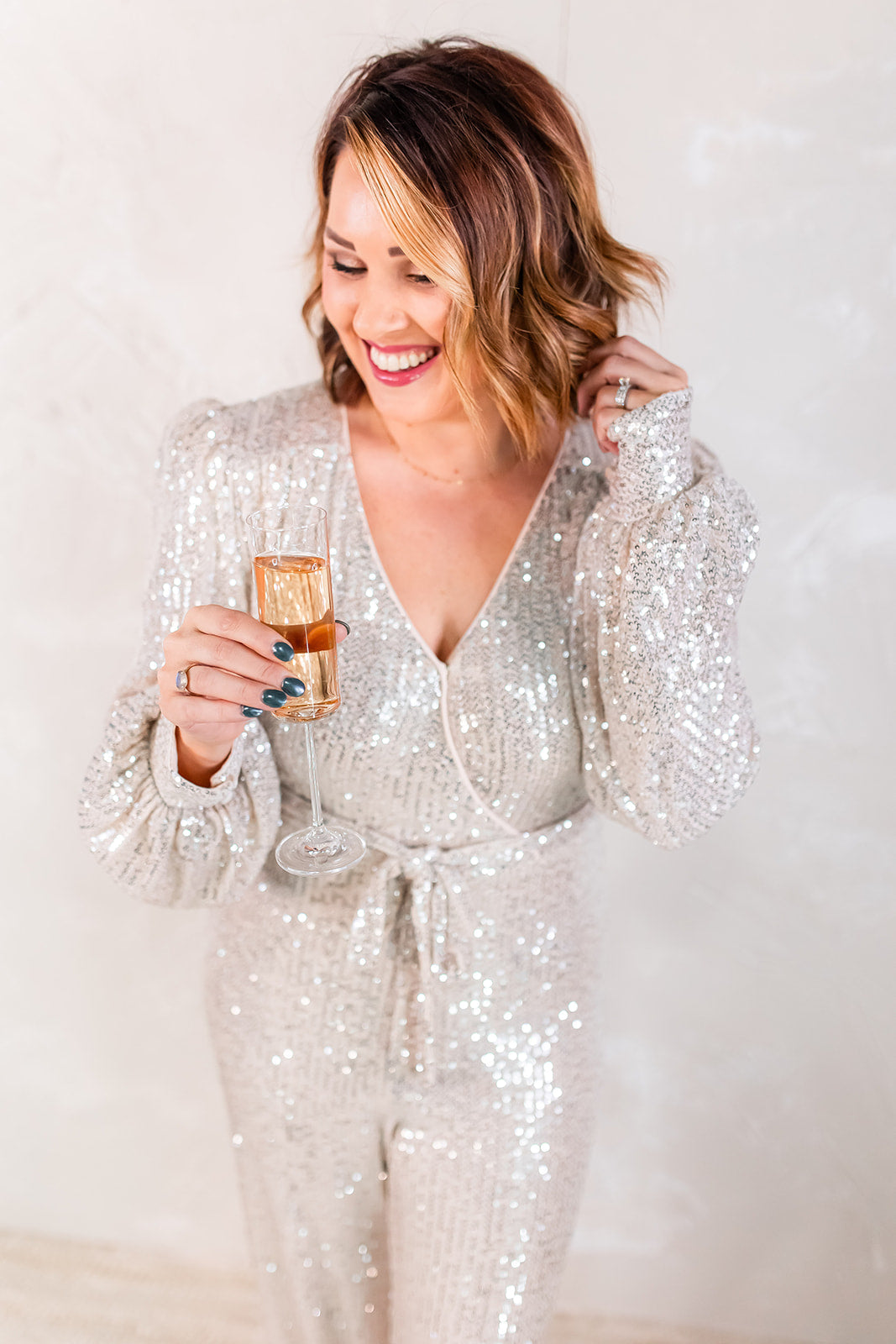 The Party Glam Sequin Jumpsuit
