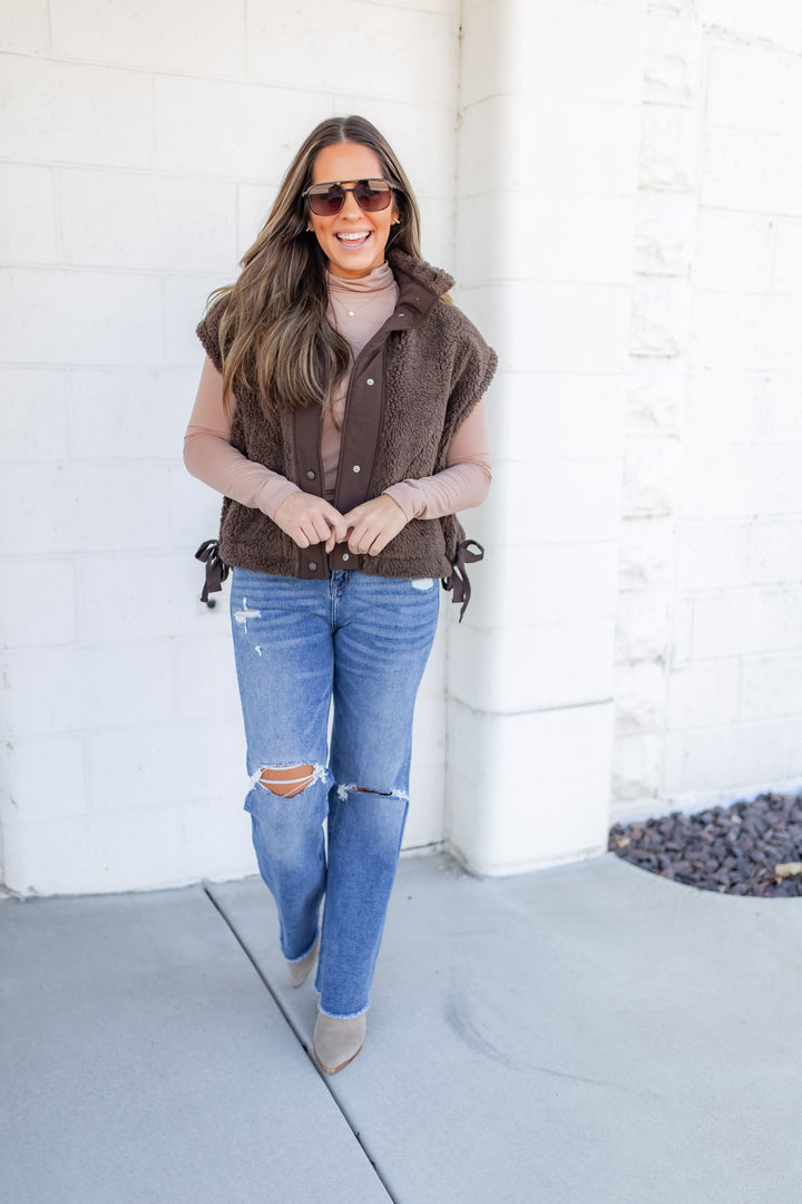 The Signature Turtleneck Top - Taupe