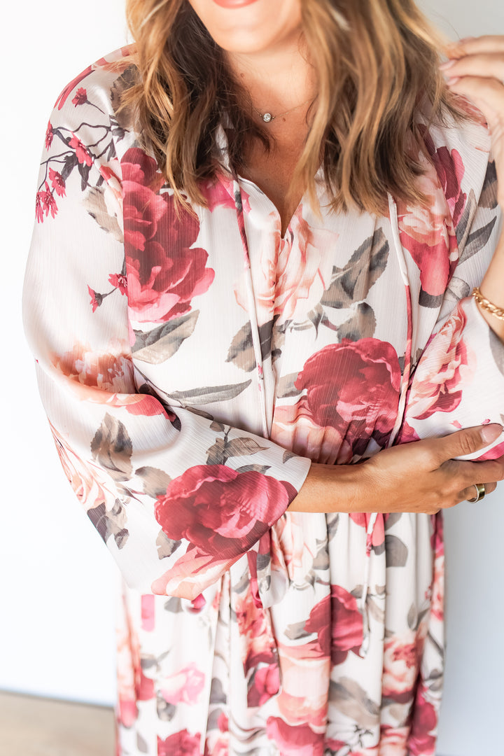 The Elle Floral Maxi Dress - One Eleven Olive Boutique