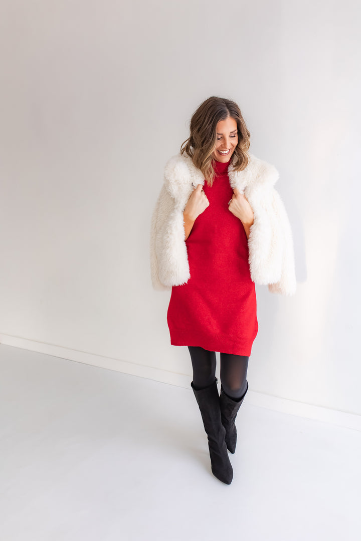 The Linnie Turtleneck Sweater Dress