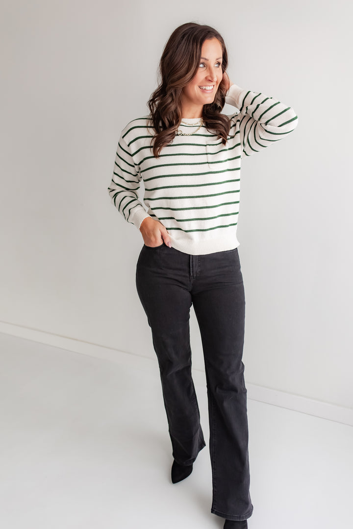 The Pine Stripe Sweater