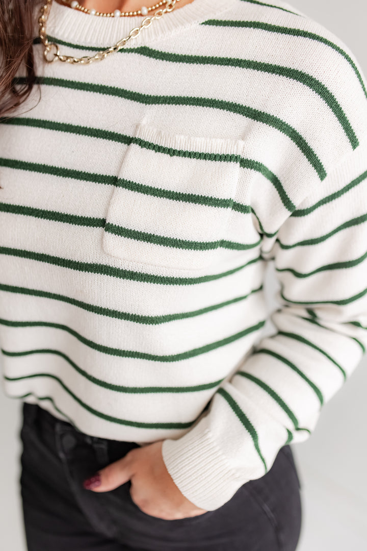 The Pine Stripe Sweater