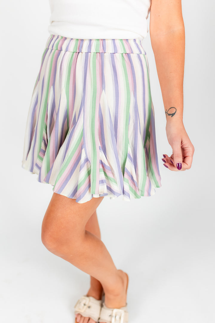 The Simple Stripes Skirt