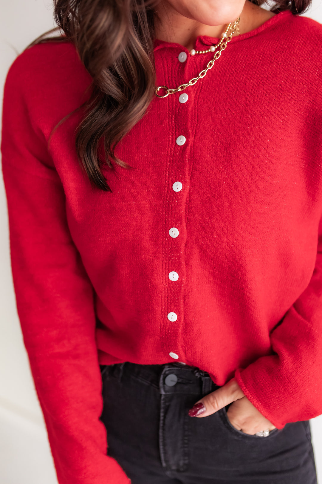 The Forever Cardi - Red