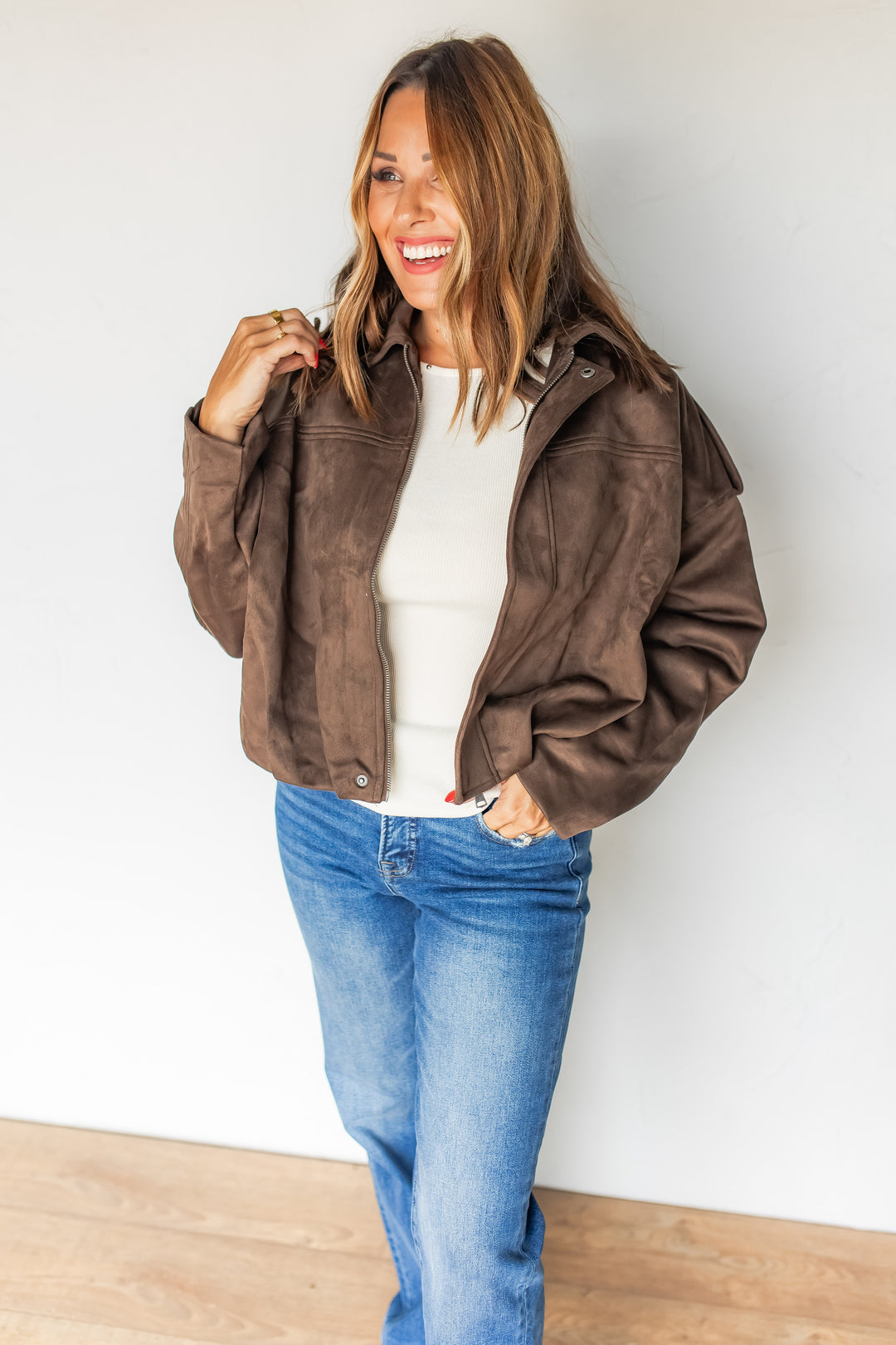 The Madeline Suede Jacket