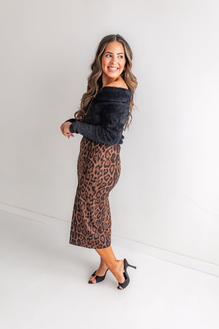 The Talk of the Town Midi Skirt