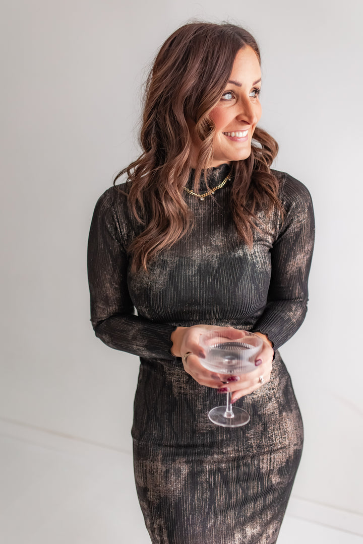 The Own the Night Midi Dress