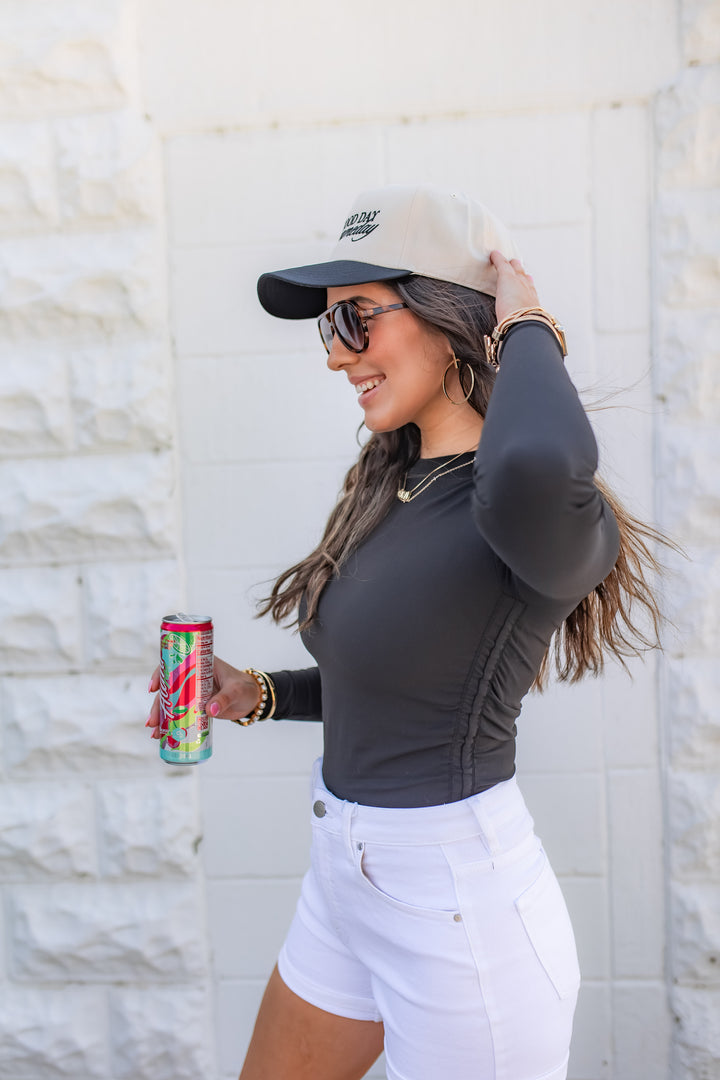 The Cinch It Up Top - Black
