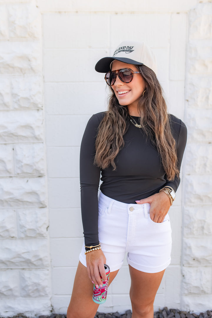 The Cinch It Up Top - Black