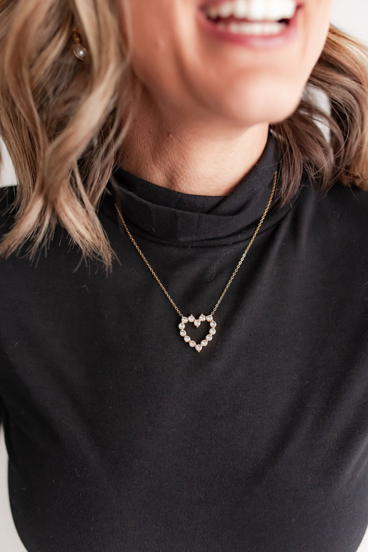 The Diamond Heart Necklace