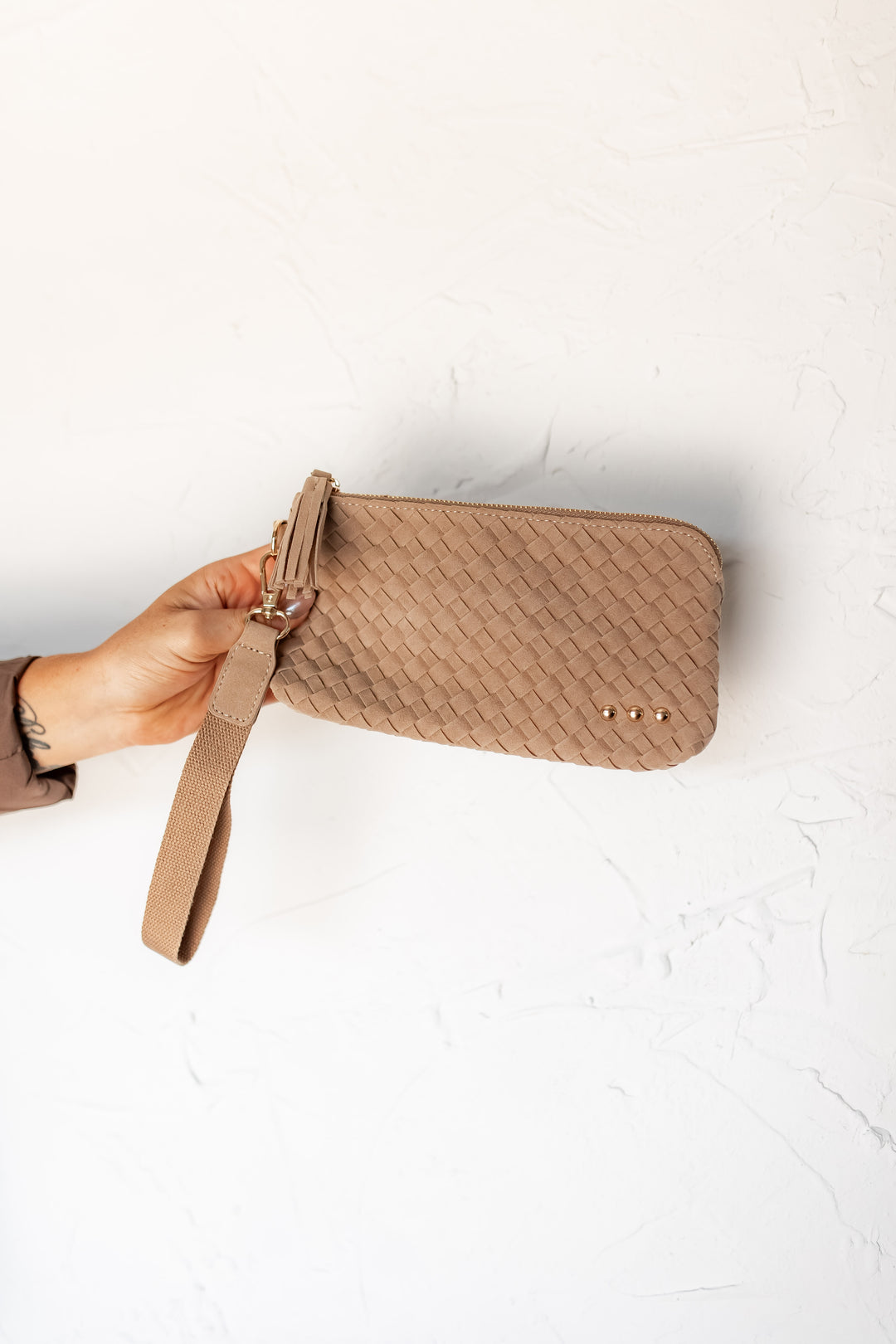 The Emma Suede Clutch