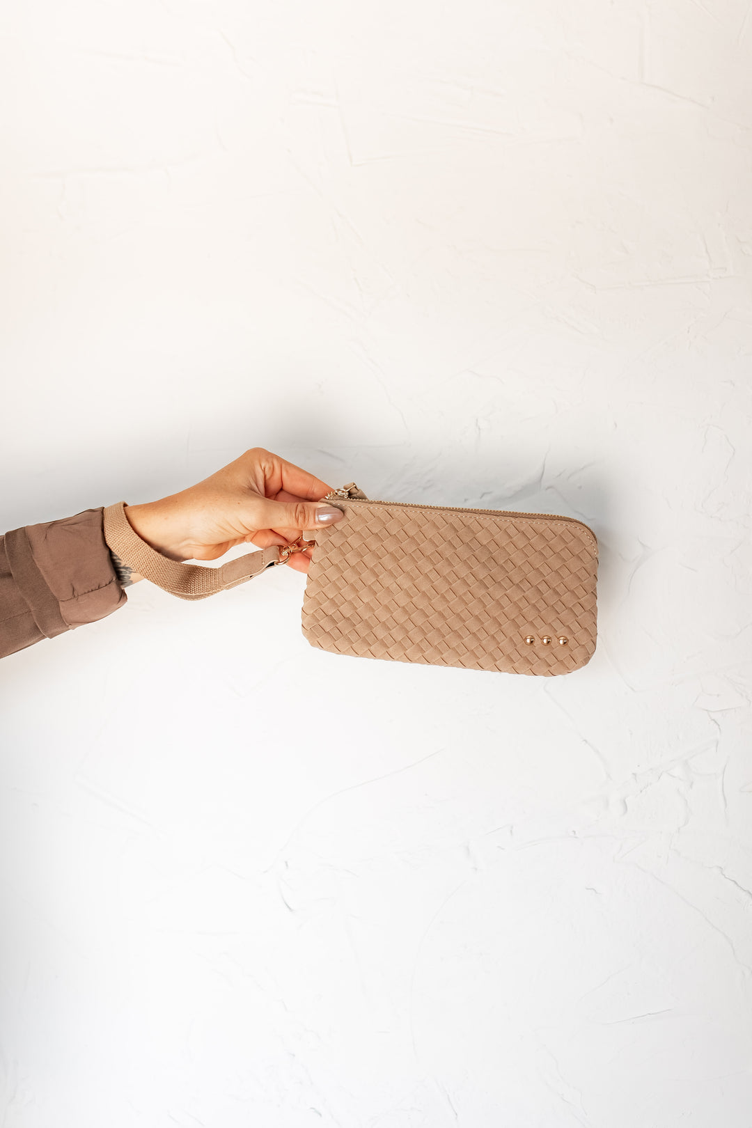 The Emma Suede Clutch