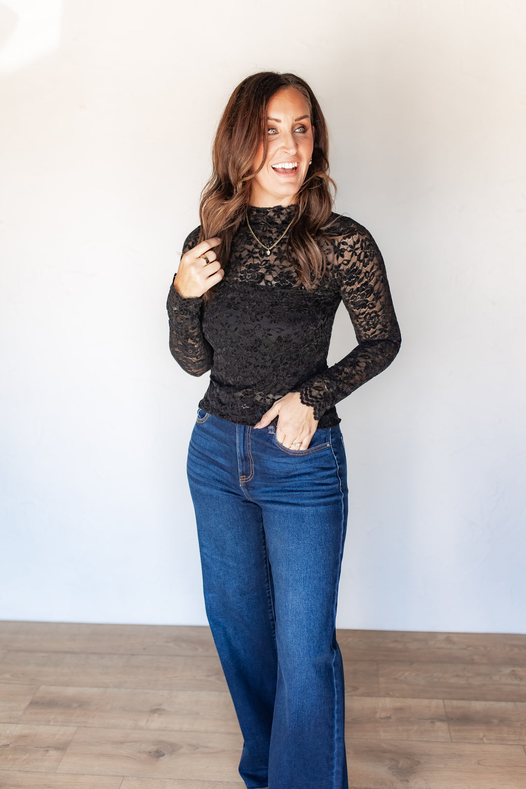 The Sweet Talk Lace Top - One Eleven Olive Boutique