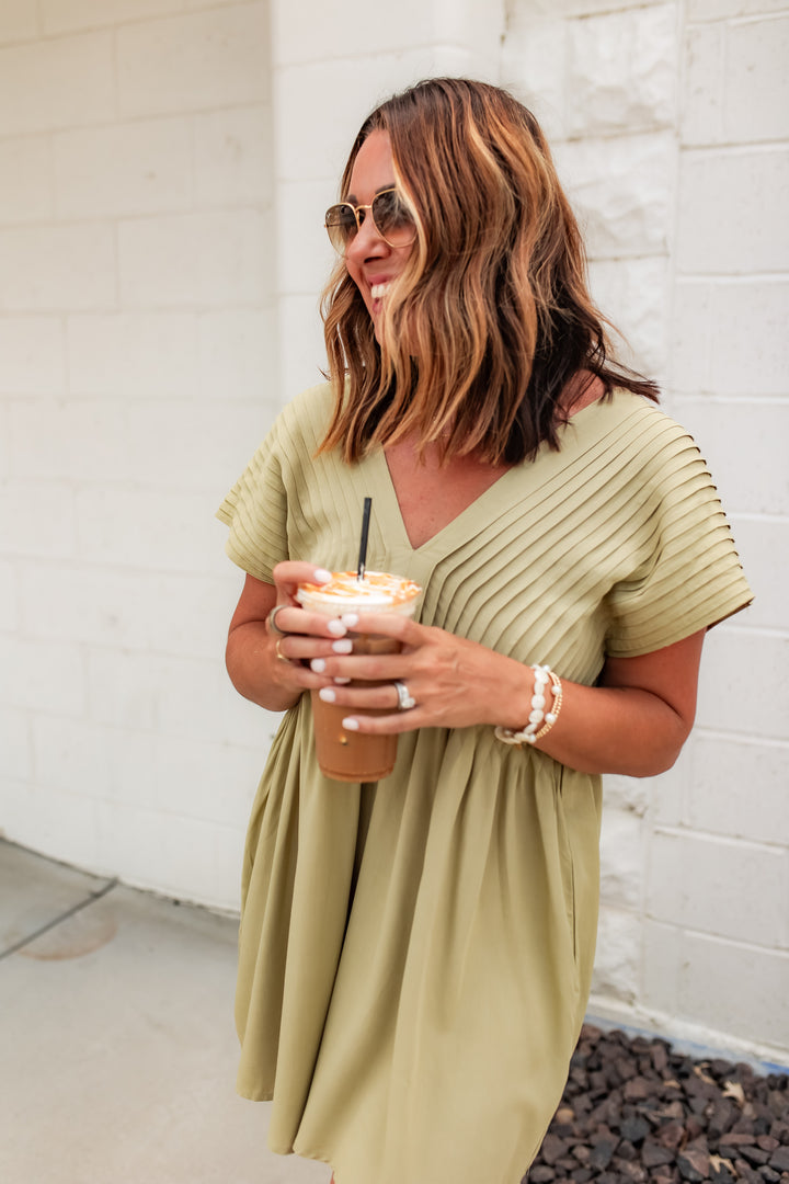 The Olive Drift Romper